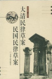 书籍 大清民律草案.民国民律草案的封面