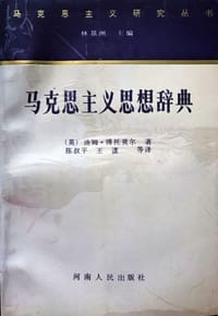 书籍 马克思主义思想辞典的封面