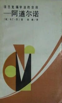 书籍 法兰克福学派的宗师——阿道尔诺的封面