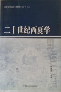 书籍 二十世纪西夏学的封面