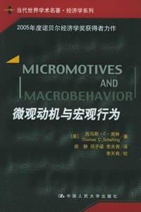 书籍 微观动机与宏观行为的封面