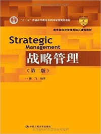 书籍 战略管理(第二版)的封面