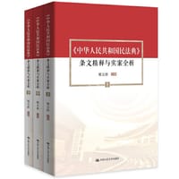 书籍 《中华人民共和国民法典》 条文精释与实案全析（上中下）的封面