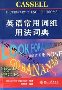 书籍 英语常用词组用法词典的封面