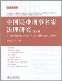 书籍 中国疑难刑事名案法理研究（第六卷）的封面