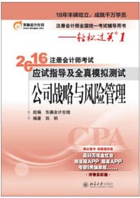 北大东奥·轻松过关1·2016年注册会计师考试应试指导及全真模拟测试 公司战略与风险管理