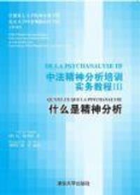 书籍 中法精神分析培训实务教程(III)的封面