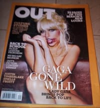 LADY GAGA // OUT MAGAZINE // SEPTEMBER 2009 ("LADY GAGA GONE WILD")
