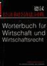 书籍 德汉经济和经济法词典的封面
