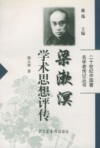 书籍 梁漱溟学术思想评传的封面