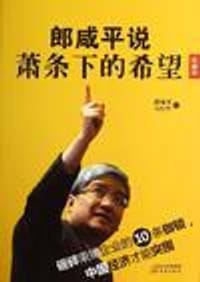 书籍 郎咸平说：萧条下的希望的封面