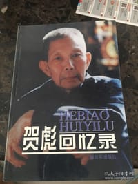 书籍 贺彪回忆录的封面