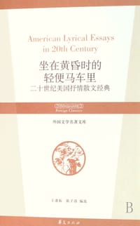 书籍 坐在黄昏时的轻便马车里的封面