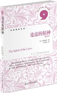 书籍 论法的精神-选译本的封面