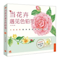 书籍 当花卉遇见色铅笔的封面