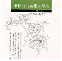 李长白白描花卉写生