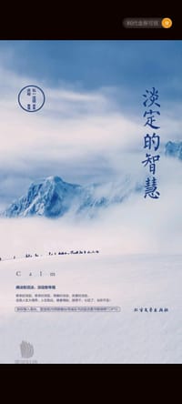 书籍 淡定的智慧的封面