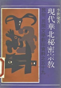 书籍 现代华北秘密宗教的封面