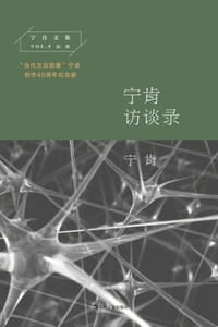 书籍 宁肯访谈录的封面