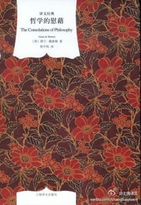 书籍 哲学的慰藉的封面