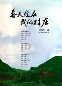 书籍 春天住在我的村庄的封面