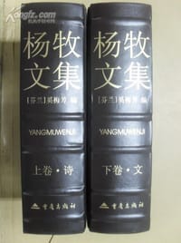 书籍 杨牧文集(上下)的封面