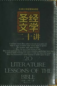 书籍 圣经文学二十讲的封面