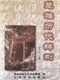 书籍 楚雄历代碑刻的封面