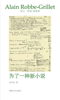 书籍 为了一种新小说的封面