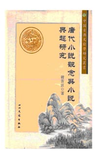 书籍 唐代小说观念与小说兴起研究的封面