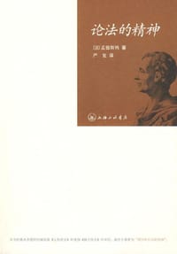 书籍 论法的精神的封面