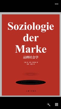 书籍 品牌社会学的封面