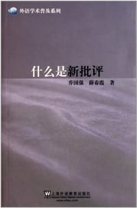 书籍 什么是新批评的封面