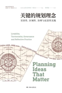 书籍 关键的规划理念：宜居性、区域性、治理与反思性实践的封面