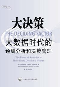 书籍 大决策： 大数据时代的预测分析和决策管理的封面