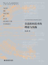 书籍 音高组织技术的理论与实践的封面