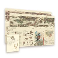 两张图读懂两宋（古都地图2张，附赠知识卡8张） - 一瓢