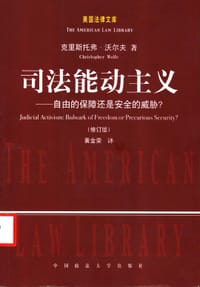 书籍 司法能动主义的封面
