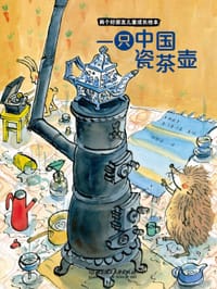 一只中国瓷茶壶