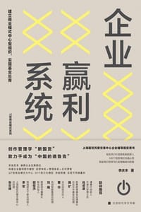 书籍 企业赢利系统的封面