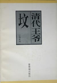 书籍 清代王爷坟的封面