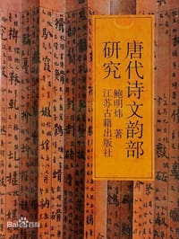 书籍 唐代詩文韻部研究的封面