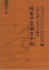书籍 现象学思潮在中国的封面