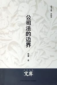 书籍 公司法的边界的封面