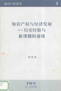 书籍 知识产权与经济发展的封面