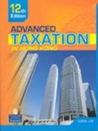Advanced Taxation In Hong Kong - Dora Lee