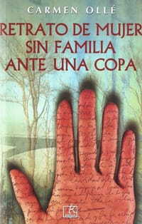 RETRATO DE MUJER SIN FAMILIA ANTE UNA COPA