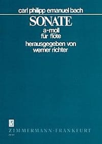 Sonata in a minor for solo flute Wq.132